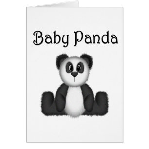 Cartão Panda Bear