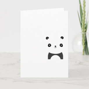 Cartão Panda calma