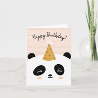 Panda Feliz Aniversário