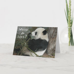 Cartão Panda, quer almoçar?