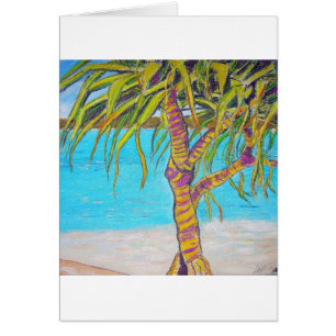 Cartão Pandanas Azuis