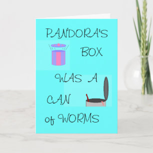 Cartão PANDORA'S BOX - all-occasion card