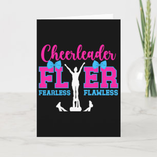 Cartão Panfleto de Cheerleader Destemido Perfeito Panflet