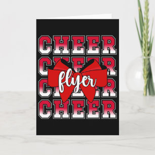 Cartão Panfleto de Torcida Coquette Panfleto de Cheerlead