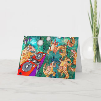 Cartão Pangolin do DJ Turntablist