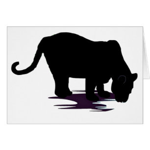 Cartão Pantera preta