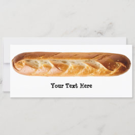 Cartão Pão de Forma Bastão Francês Baguete Personalizado