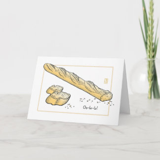 Cartão Pão Francês "Oo-la-la..!"