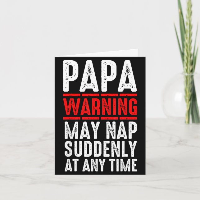 Cartão Papa Art For Grandpa From Grandkids Father's Day P (Frente)