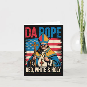 Cartão Papa Branco-Branco-Santo Da América Chicago Pope L