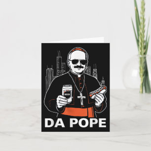 Cartão Papa da América Papa Leão Xiv