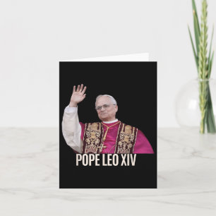Cartão Papa deus abençoe Leo Xiv 26º Papa
