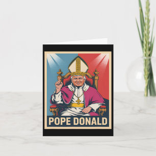Cartão Papa Donald Pope Trump Pope Donald Trump Político