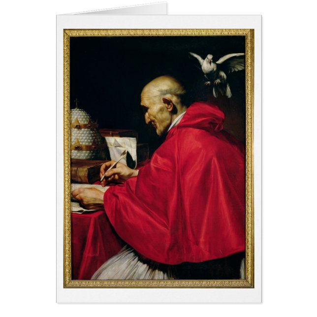 Cartão Papa Gregory o excelente (Frente)