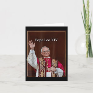 Cartão Papa Leo Xiv 0