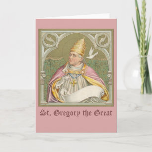 Cartão Papa São Gregório Magno (M 067)