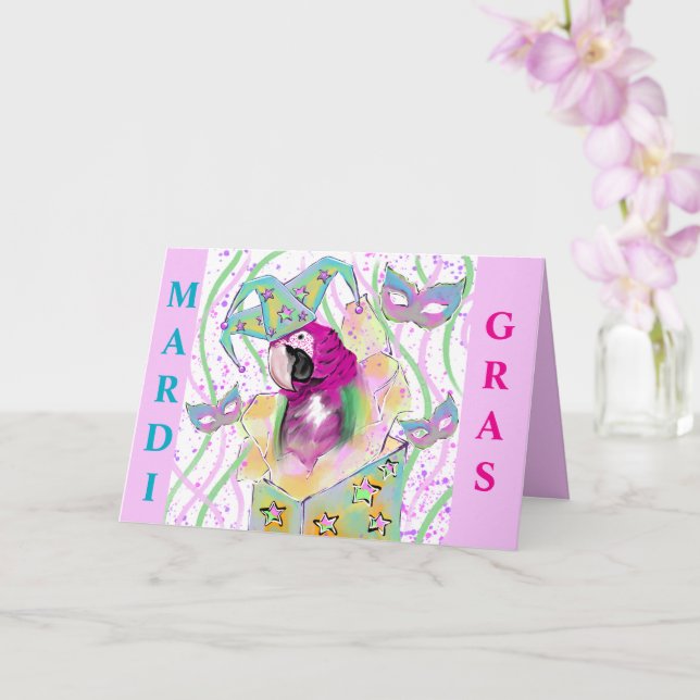 Cartão Papagaio (Orquídea)