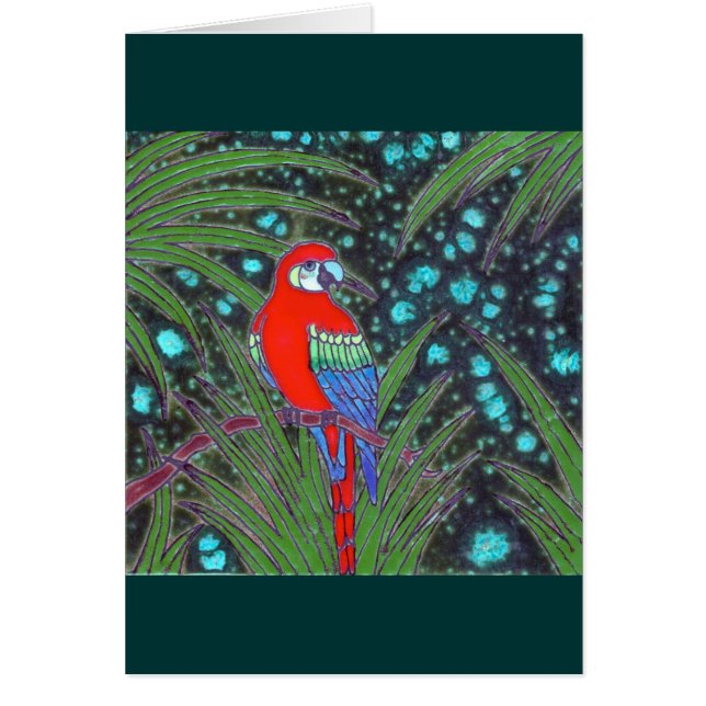 Cartão papagaio (Frente)