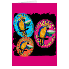 Cartão PAPagaios BÊBADOS