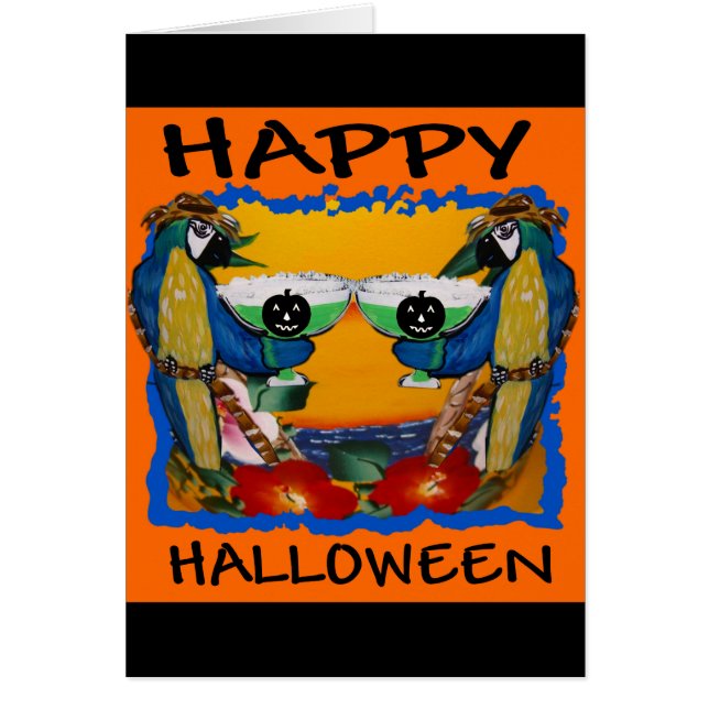 Cartão PAPagaios DE HALLOWEEN (Frente)