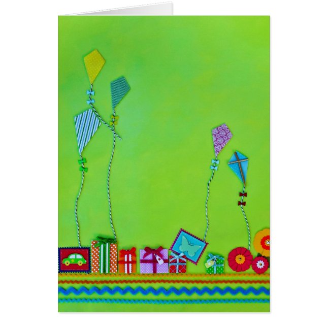 Cartão Papagaios do vôo (Frente)