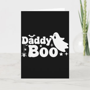 Cartão Papai Boo Fantasma Engraçado Halloween Família Cor