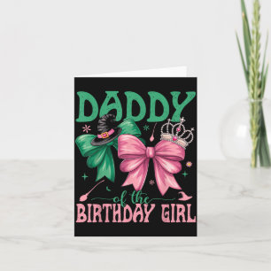 Cartão Papai da Menina de Aniversário Família de Bruxa Co