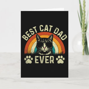 Cartão Papai De Gato Masculino Melhor Papai De Gato De Se