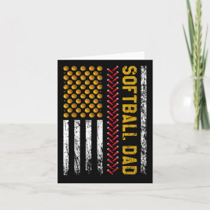 Cartão Papai Dia dos Pais Bandeira Americana Papai Softll