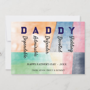 Cartão Papai Minimalista Feliz Dia dos Pais