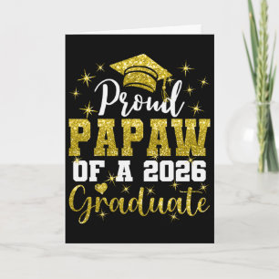 Cartão Papai Muito Orgulhoso de Graduado de 2026 Graduado