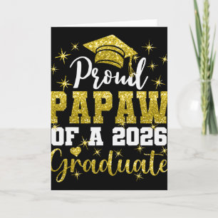 Cartão Papai Muito Orgulhoso Graduado Senior de 2026