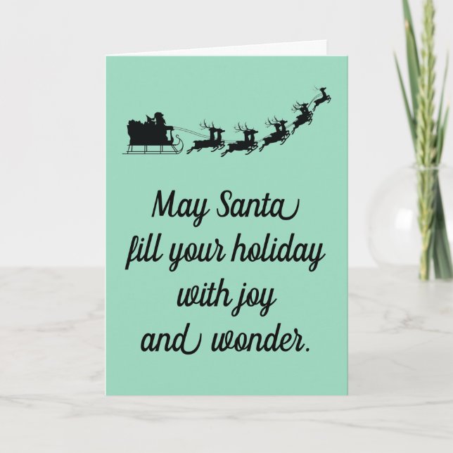 Cartão Papai Noel  (Frente)