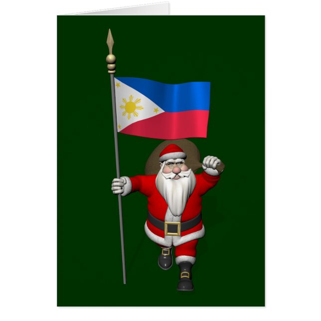 Cartão Papai Noel, Alferes Das Filipinas (Frente)