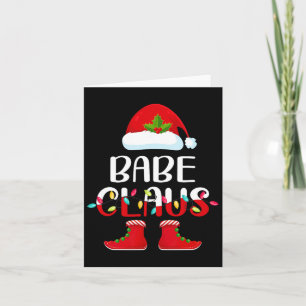Cartão Papai Noel Bebê Claus Elfo Correspondência Grupo F