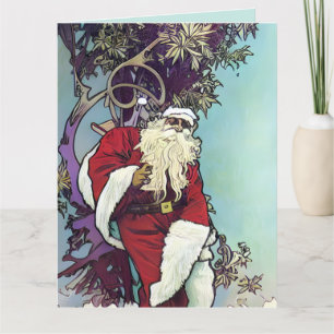 Cartão Papai Noel da Maconha 