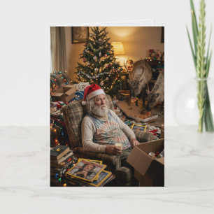 Cartão Papai Noel Desiste da Substituição por IA Natal Di
