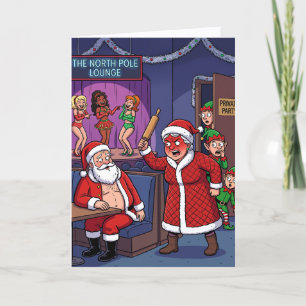 Cartão Papai Noel Desmascarado