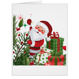 Cartão Papai Noel do Natal