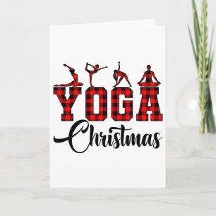 Cartão Papai Noel engraçado de Natal Meditando Amante de