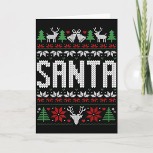 Cartão Papai Noel Estou Tão Bem Papai Noel Veio Duas Veze