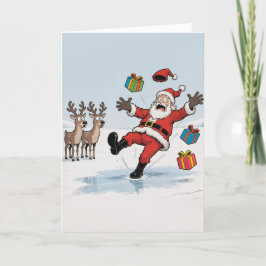 Cartão Papai Noel na Cordabamba