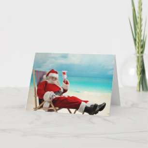 Cartão Papai Noel Verão
