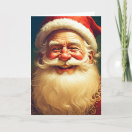 Cartão Papai Noel Vitoriano Antigo