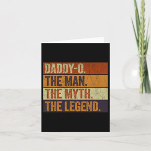 Cartão Papai-o O Homem O Mito A Lenda Divertido Retro Pa