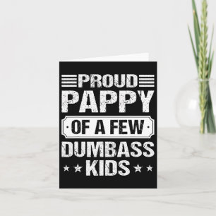 Cartão Papai Orgulhoso De Alguns Filhos Tontos Camisa Eng