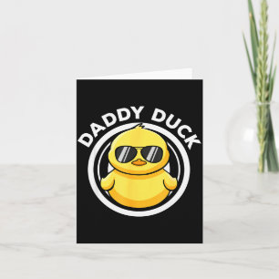 Cartão Papai Pato Pai Eu Amo Patos Amante Da Família Engr