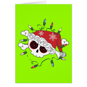 Cartão Papais noeis - Caveira