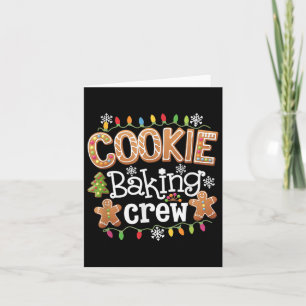 Cartão Papais noeis de Cozinhar da Tripulação de Cookie G