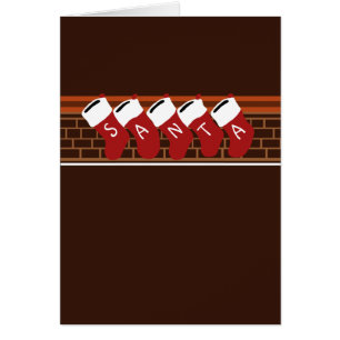 Cartão Papais noeis de Natal